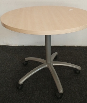 Stolik mobilny/pneumatyczny Steelcase  śr. 80 cm