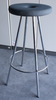 Hocker Krzesło barowe DOT szare