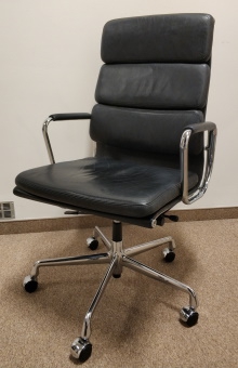 Fotel obrotowy VITRA EAMES EA219 skóra