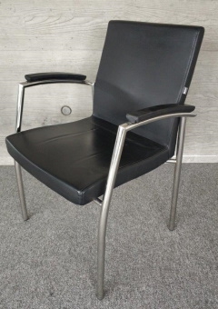 Krzesło konferencyjne Bejot, skóra